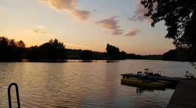 Рибалка на базі відпочинку «Кльове місце» у Вінницькій області