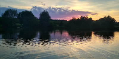 Рибалка на базі відпочинку «Кльове місце» у Вінницькій області