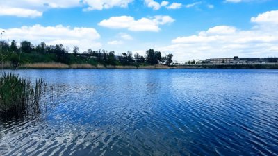 Рибалка на Блакитному озері