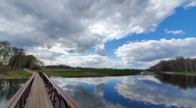 Рыбалка на речке Остёрка