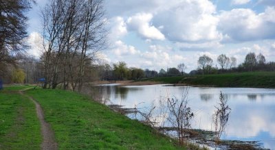 Рыбалка на речке Остёрка