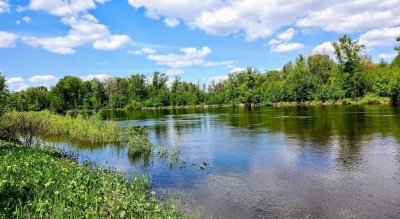 Рыбалка на речке Остёрка
