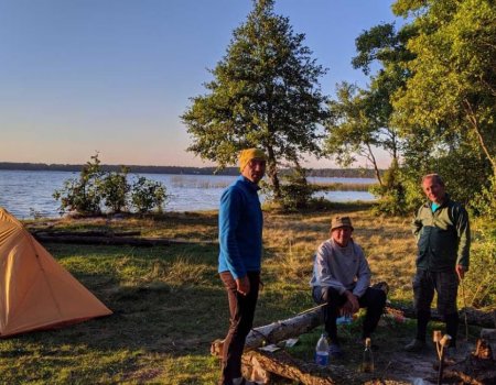 Рыбалка на Белом озере в с. Рудка Ровенской области