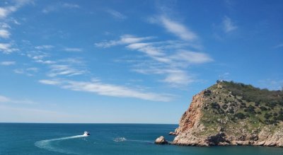 Морская рыбалка в Балаклавской бухте в Крыму