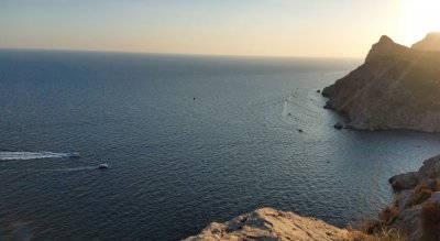 Морская рыбалка в Балаклавской бухте в Крыму