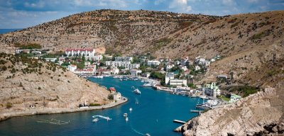 Морская рыбалка в Балаклавской бухте в Крыму