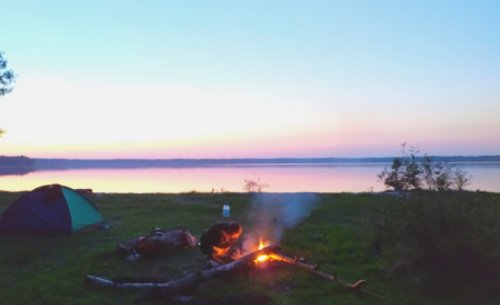 Рыбалка на Белом озере в с. Рудка Ровенской области