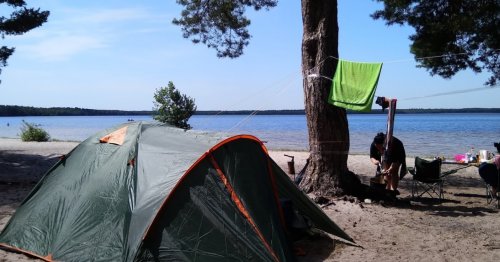 Рыбалка на Белом озере в с. Рудка Ровенской области