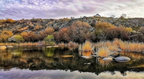 Рыбалка в пруду охладительной электростанции