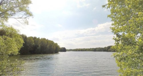 Рыбалка в водоёме с. Новая Слобода 