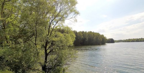 Рыбалка в водоёме с. Новая Слобода 