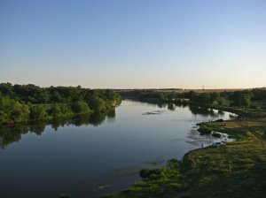 Устя річки Велика Корабельна при впаданні в Південний Буг Миколаївської області