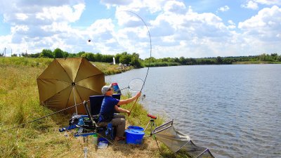 Рибалка на Якимівських ставках