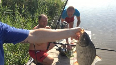 Рыбалка в селе Подгорное Новониколаевского р-н. Запорожской обл.