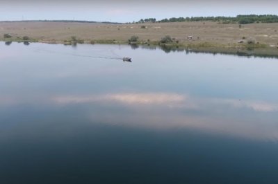 Рибалка в селі Семенівка