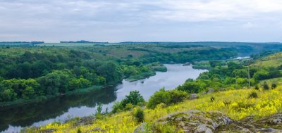 Рибалка в селі Семенівка