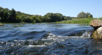 Рибалка в селі Семенівка