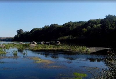 Рибалка в селі Семенівка