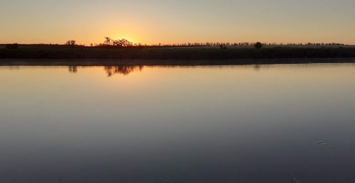 Риболовля на річці Чокрак с. Долинське 