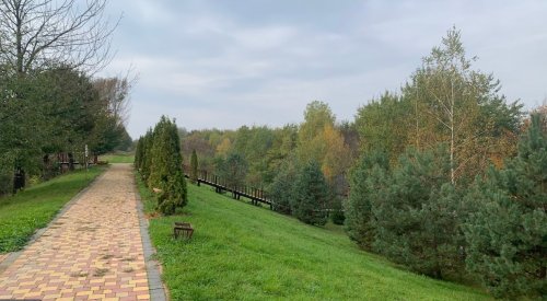 Рибалка на озері в с. Великі Береги