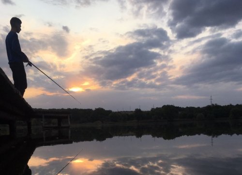 Рибалка на Антонівських ставках у Дніпропетровській області