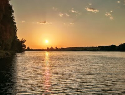 Рыбалка на водоеме в селе Дорофеевка
