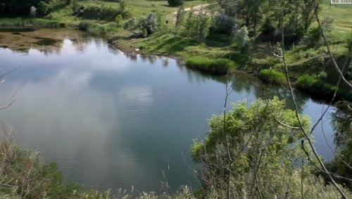Карьер в с. Тишки в Полтавской области