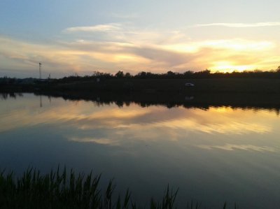 Рибалка в Явкине Миколаївської області