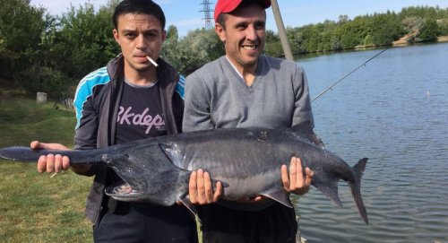 SРыбалка на водоеме в  селе Мирном