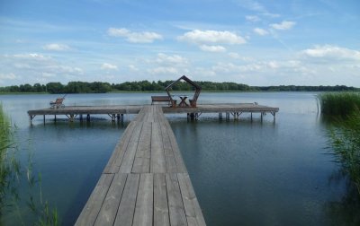 Рибалка на ставку у селі Миколаївка Дніпропетровської області