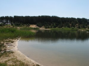 Рыбалка на Костопольском карьере в Ровенской области-9