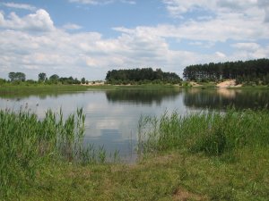 Рыбалка на Костопольском карьере в Ровенской области-7