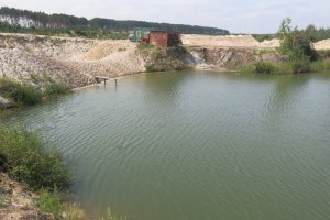 Рыбалка у села Лесополь в Ровенской области-2