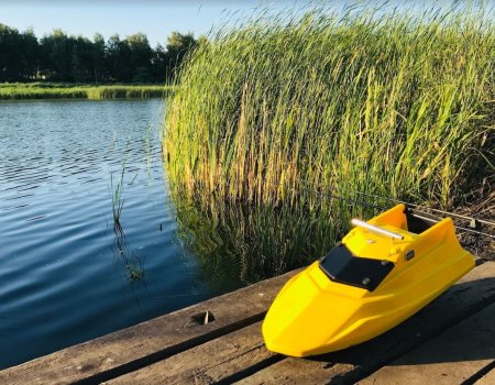 Рыбалка на водоеме в селе Бобровке Харьковской области