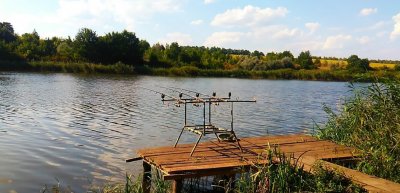 Рыбалка на пруду Ростыня в Харьковской области_15